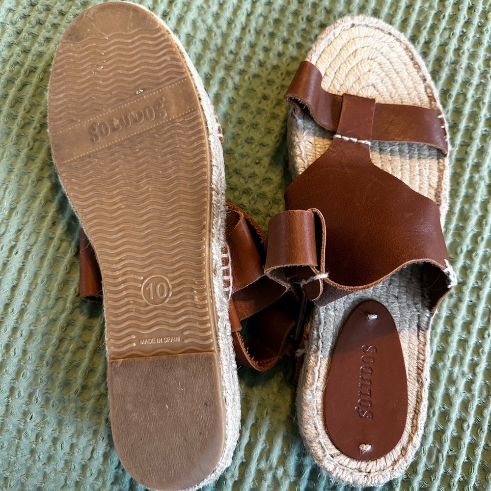 Soludos sandels, worn very little.